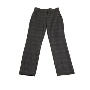Banana Republic Womens Plaid Knit Dress Pants Size 8 Stretch Preppy Cottage Core